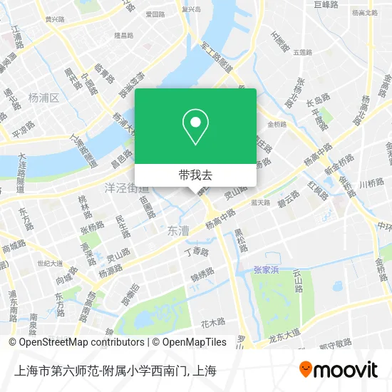 上海市第六师范-附属小学西南门地图
