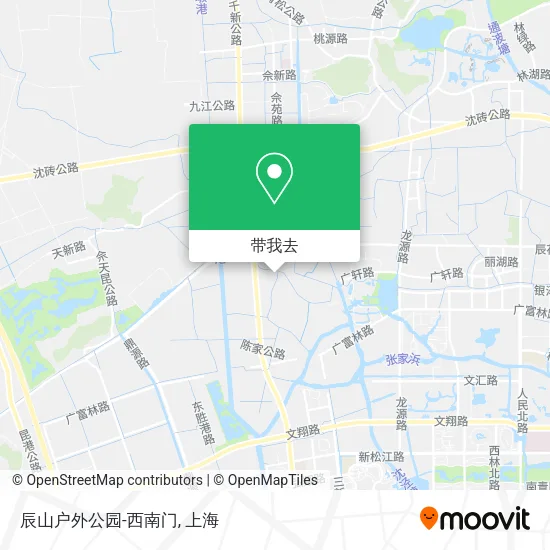 辰山户外公园-西南门地图