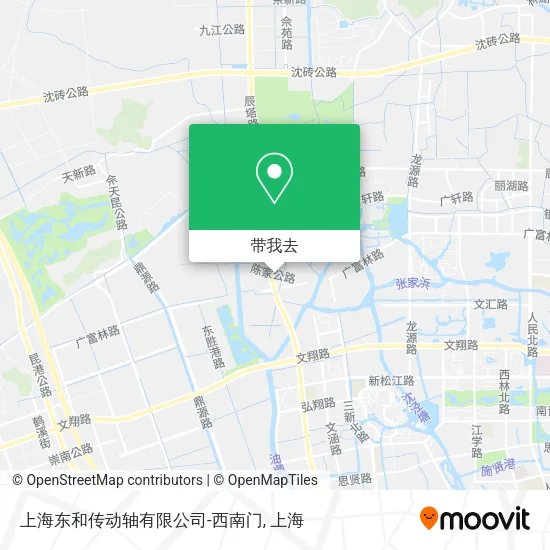 上海东和传动轴有限公司-西南门地图