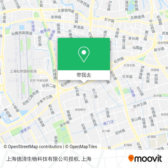 上海德清生物科技有限公司授权地图