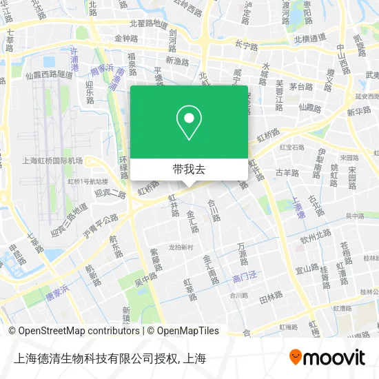 上海德清生物科技有限公司授权地图