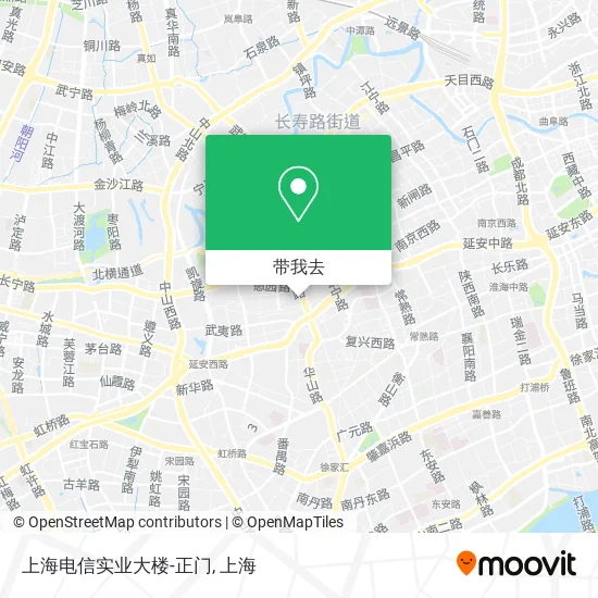 上海电信实业大楼-正门地图