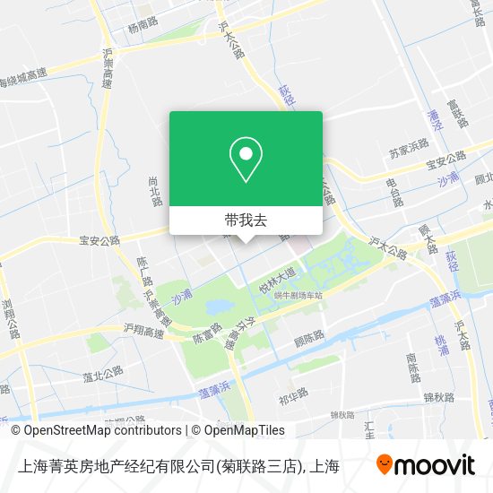 上海菁英房地产经纪有限公司(菊联路三店)地图