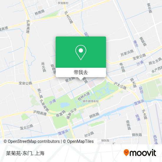 菜菊苑-东门地图