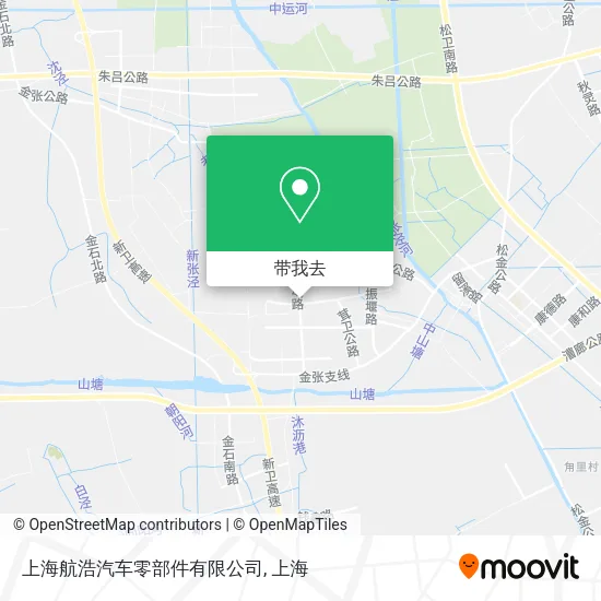 上海航浩汽车零部件有限公司地图