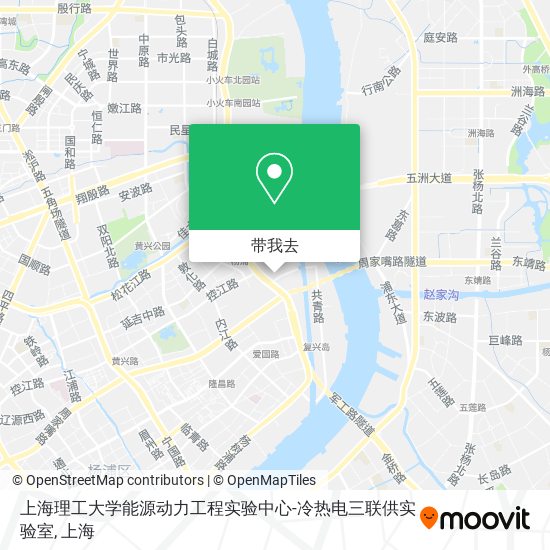 上海理工大学能源动力工程实验中心-冷热电三联供实验室地图