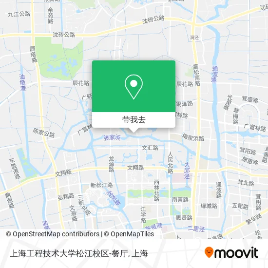 上海工程技术大学松江校区-餐厅地图