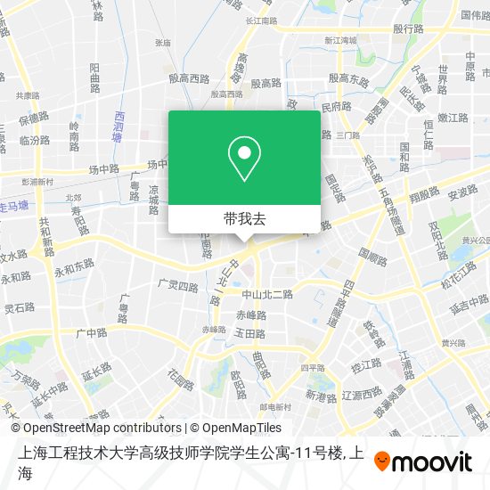 上海工程技术大学高级技师学院学生公寓-11号楼地图