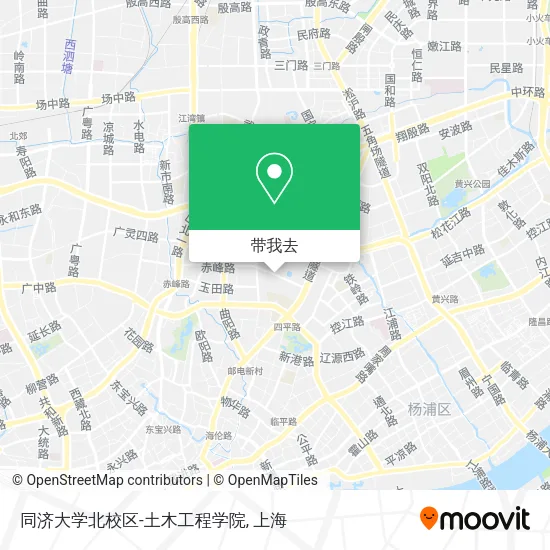 同济大学北校区-土木工程学院地图