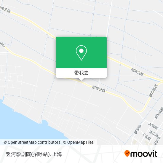 竖河影剧院(招呼站)地图