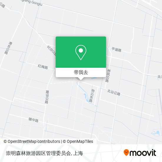 崇明森林旅游园区管理委员会地图