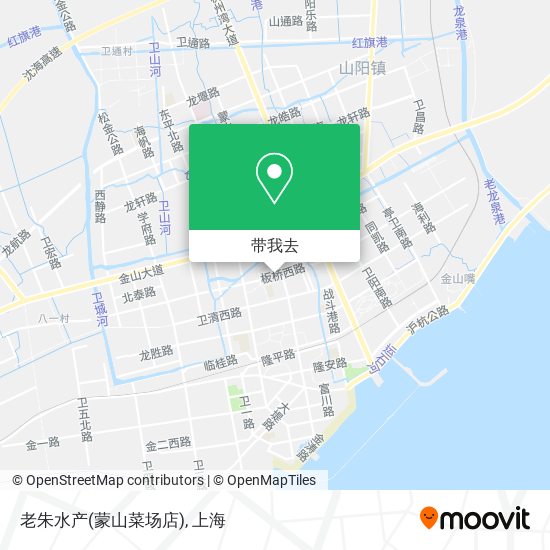 老朱水产(蒙山菜场店)地图