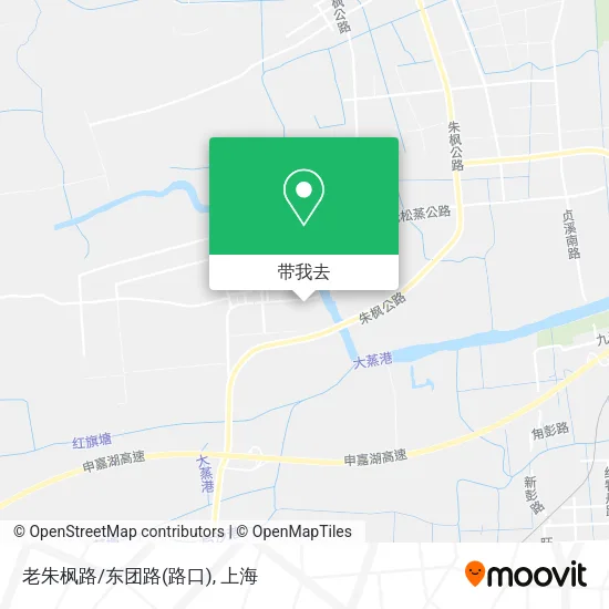 老朱枫路/东团路(路口)地图