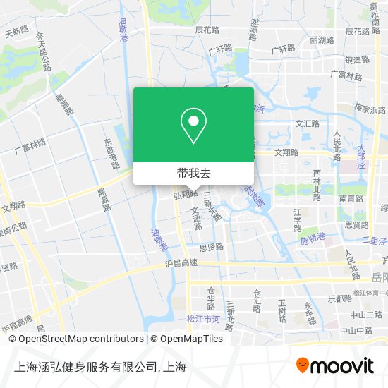 上海涵弘健身服务有限公司地图