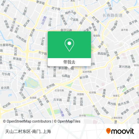 天山二村东区-南门地图