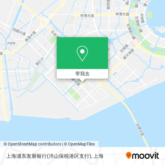 上海浦东发展银行(洋山保税港区支行)地图
