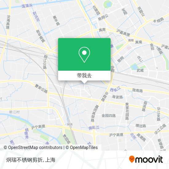 烔瑞不锈钢剪折地图