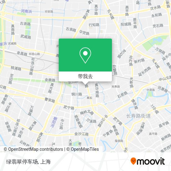 绿翡翠停车场地图