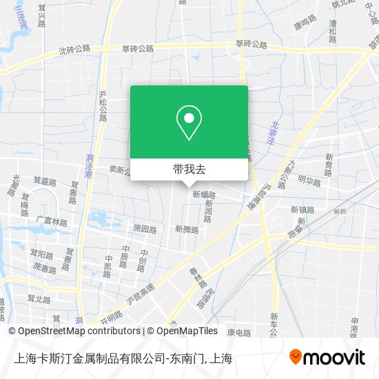 上海卡斯汀金属制品有限公司-东南门地图