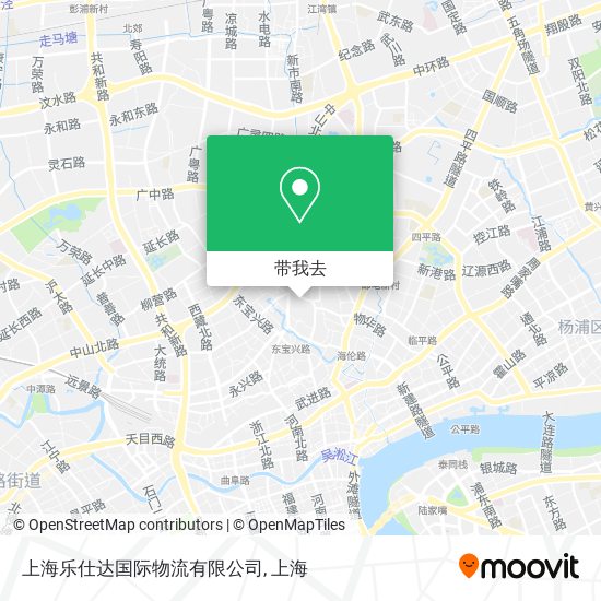 上海乐仕达国际物流有限公司地图