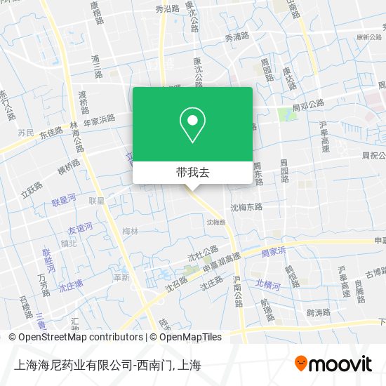 上海海尼药业有限公司-西南门地图