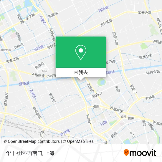 华丰社区-西南门地图