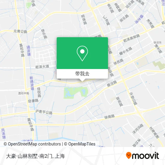 大豪·山林别墅-南2门地图