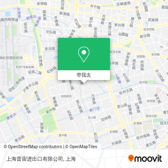 上海晋宙进出口有限公司地图