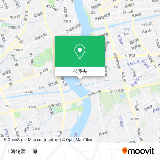 上海轮渡地图