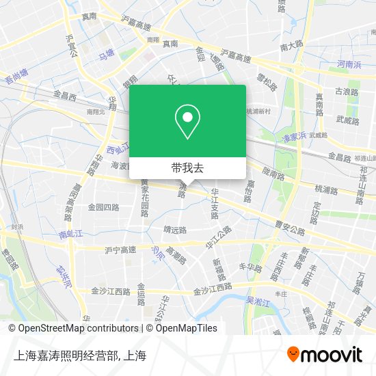 上海嘉涛照明经营部地图