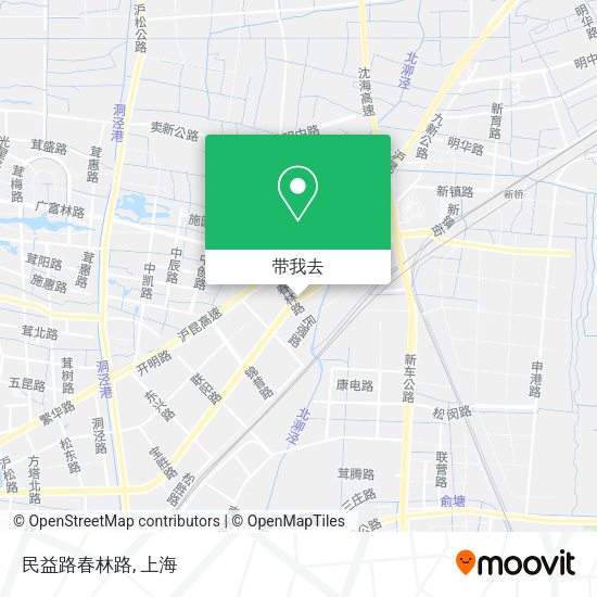 民益路春林路地图
