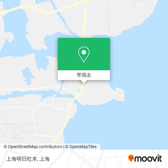 上海明日红木地图