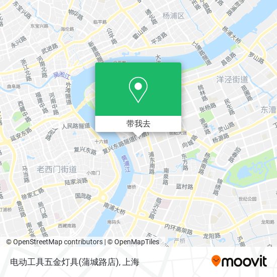 电动工具五金灯具(蒲城路店)地图