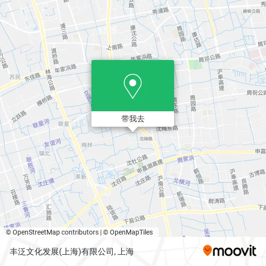 丰泛文化发展(上海)有限公司地图