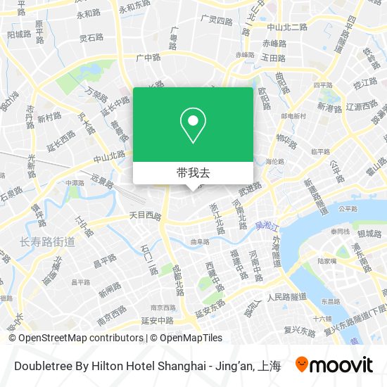Doubletree By Hilton Hotel Shanghai - Jing’an地图