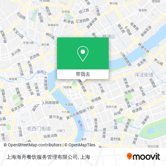 上海海舟餐饮服务管理有限公司地图