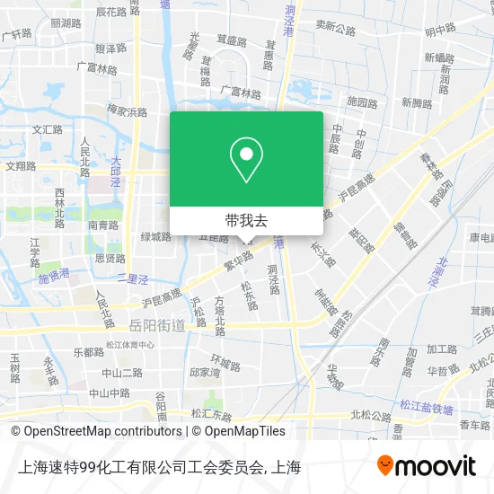 上海速特99化工有限公司工会委员会地图
