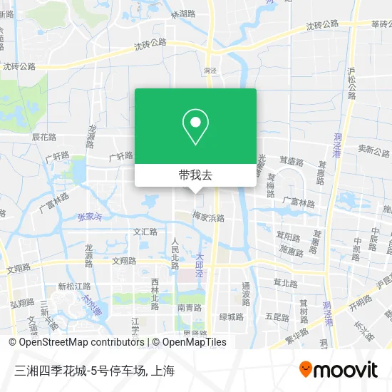 三湘四季花城-5号停车场地图