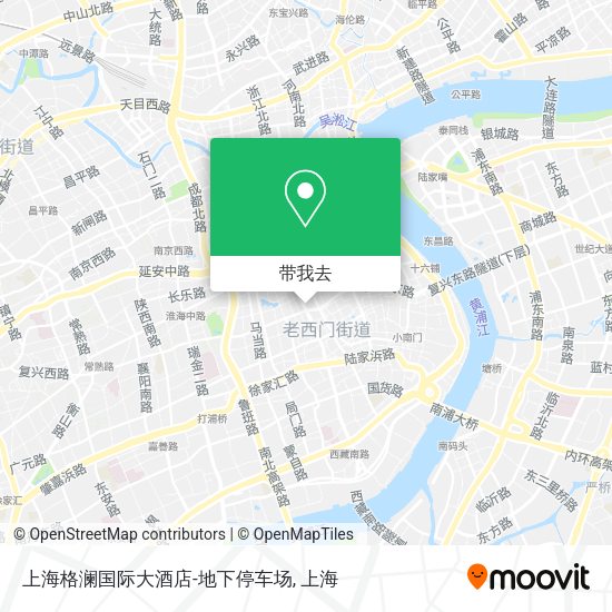 上海格澜国际大酒店-地下停车场地图