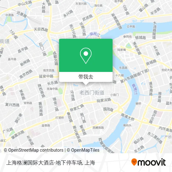 上海格澜国际大酒店-地下停车场地图