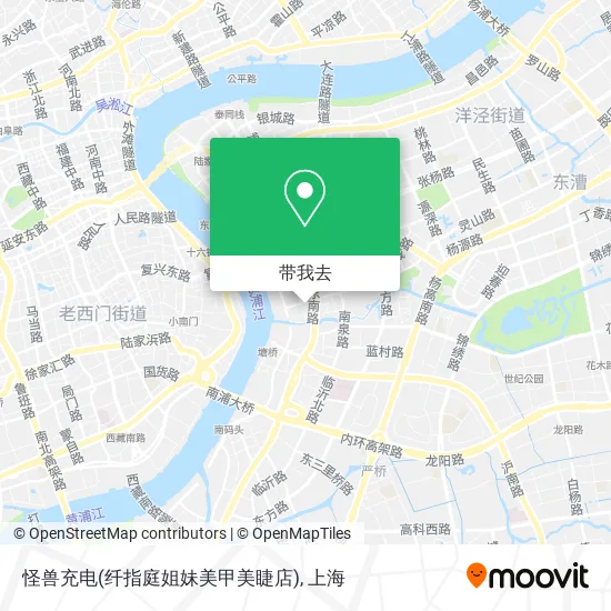 怪兽充电(纤指庭姐妹美甲美睫店)地图
