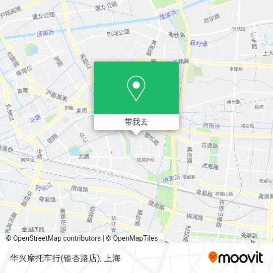 华兴摩托车行(银杏路店)地图