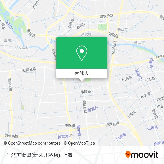 自然美造型(新凤北路店)地图