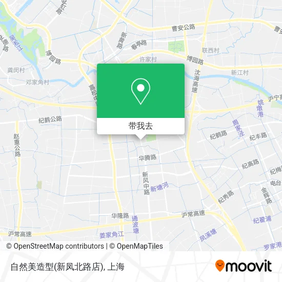 自然美造型(新凤北路店)地图