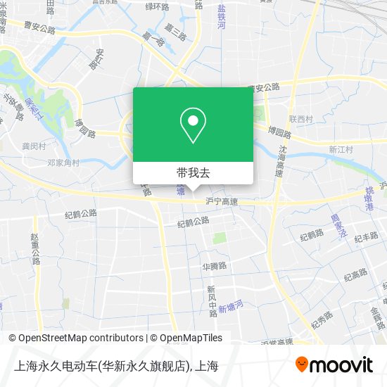 上海永久电动车(华新永久旗舰店)地图