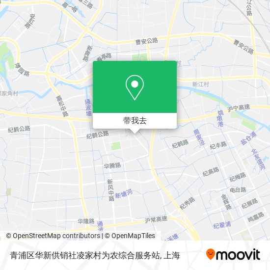 青浦区华新供销社凌家村为农综合服务站地图