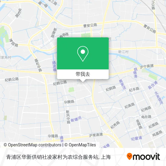 青浦区华新供销社凌家村为农综合服务站地图