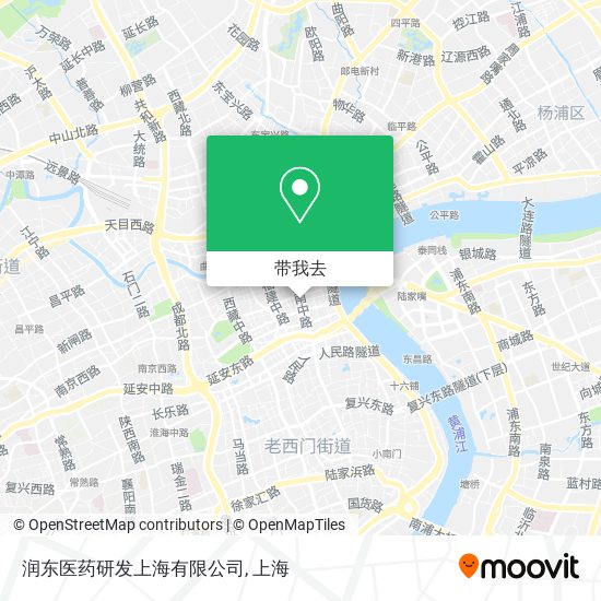 润东医药研发上海有限公司地图