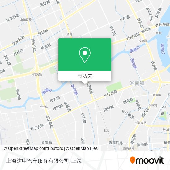 上海达申汽车服务有限公司地图