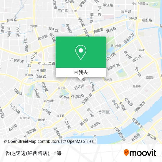 韵达速递(锦西路店)地图